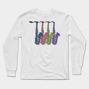 Rainbow Sax Long Sleeve T-Shirt